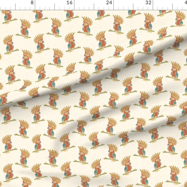 Whimsical Safari Crested Cockatoo Bird Nursery with Branches for Baby Kids Whimsical Safari Crested Cockatoo Bird Nursery with Branches for Baby Kids