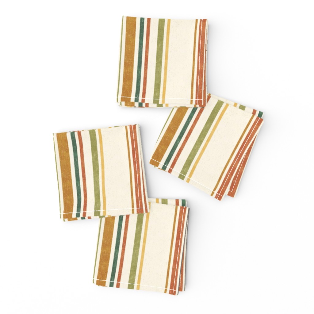 Whimsical Safari Jungle Stripe Nursery Fabric for Nursery Baby Kids Rooms — napkin