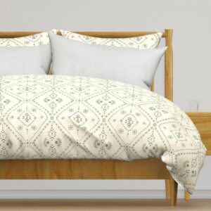 MR26112 - Lines and Dots — Duvet Cover