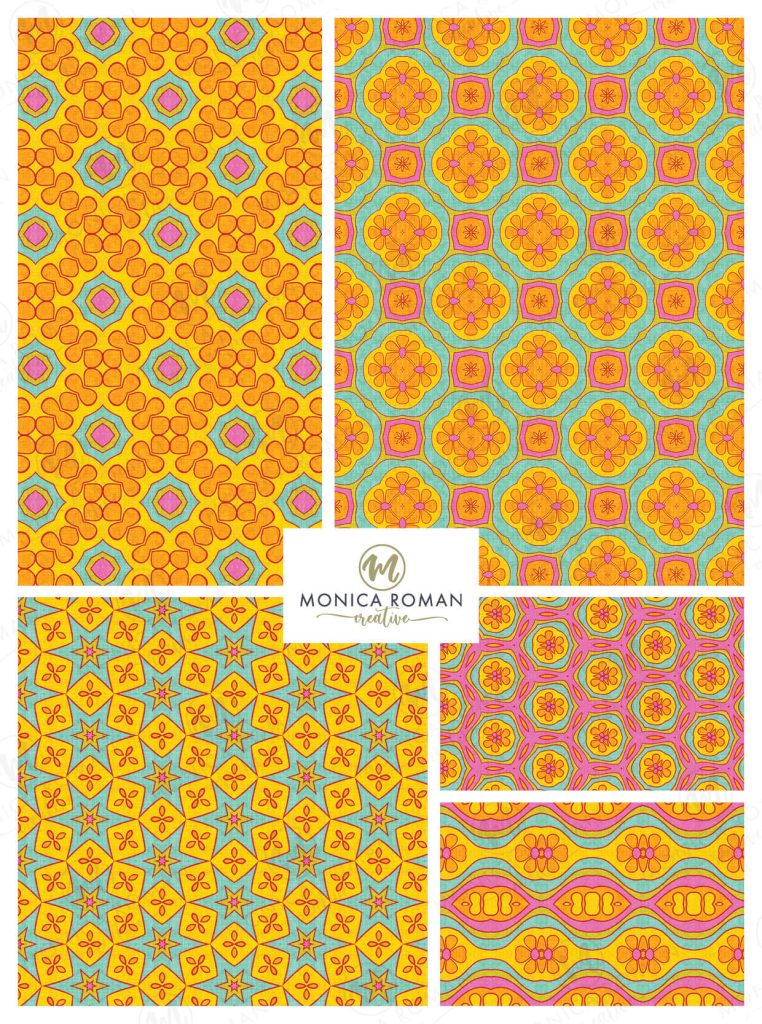 MR25052-Retro Citrus Garden