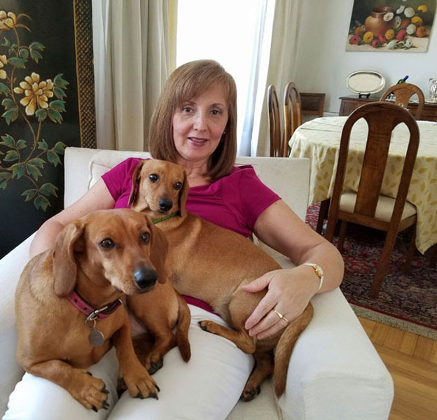 Monica with Loki & Canela