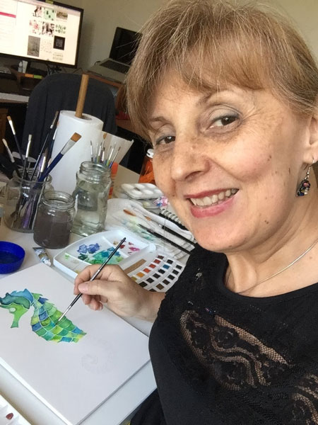 Painting watercolor